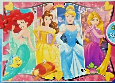 DISNEY Princess Heartsong 60 PC Glitter Jigsaw Puzzle for Kids Ravensburger NEW - Image 1 of 3