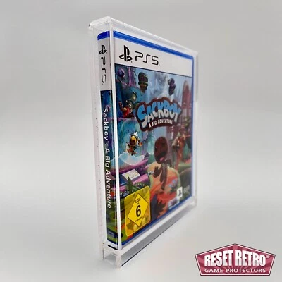 Scatola acrilica Playstation 3 / PS4 / PS5 protezione UV custodia game protector reset retrò - Immagine 1 di 4