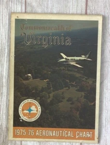 Commonwealth of Virginia Division of Aeronautics 1975-76 Aeronautical Chart - Picture 1 of 5