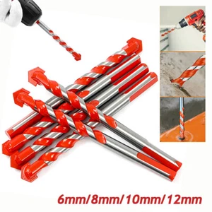 Multifunctional Drill Bit Set for Ceramic Tile Concrete Glass Wood 6/8/10/12mm - Picture 1 of 7