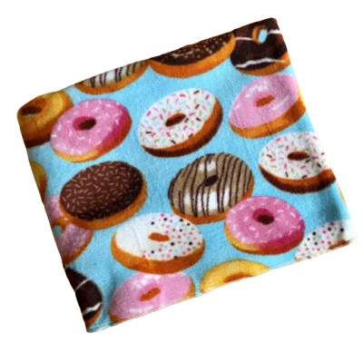 ZooFleece Donut Chocolate Frosting Sprinkle Donuts Doughnut Blanket Throw 50X60" - Image 1 of 4