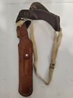 Vintage OLD WEST 1177-4/L Shoulder Belt Leather Holster Harness 12"