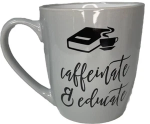 Tazza tazza caffè insegnante caffeina ed educa ceramica oversize 4 Kirklands - Foto 1 di 9