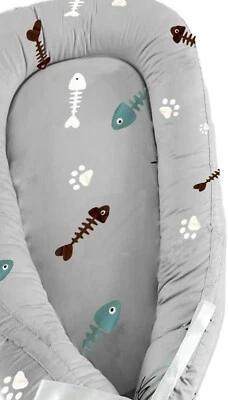 Tummy Time Play Mat for Infant – Soft Cotton Baby Photo Prop Pad 0-12M –US Stock - Image 1 of 4