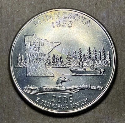 2005 P Minnesota Quarter DDR-008 Doubled Tree FS-806 - Image 1 of 4