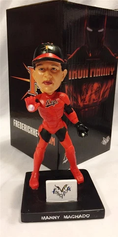 2016 FREDERICK KEYS IRON MANNY "IRON MAN" MACHADO SGA BOBBLEHEAD PADRES ~ NIB Cover