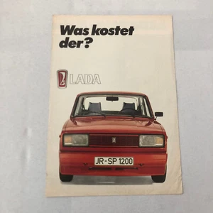 Lada Nova Special Spezial Car Sales Brochure Catalog GERMAN Text European - Picture 1 of 5