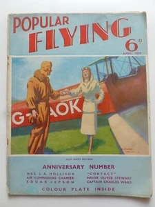 W E Johns [Editor] – POPULAR FLYING April 1933 – Biggles - Picture 1 of 11