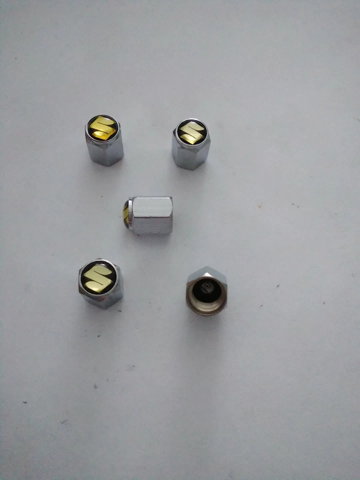 Set of 5 Wheel Tire Caps Air Valve Stem Cover For SUZUKI Truck Car Free Ship - Image 1 of 1
