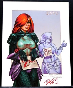 DAWN ** ENVY ** PRINT SIGNED BY ARTIST JOSEPH MICHAEL LINSNER - Picture 1 of 4