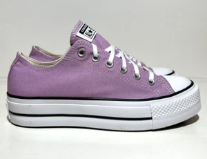 Converse All Star Damen Größe 7,5 Lift Plateau Low Top Pink Urban EDM Festival - Bild 1 von 6
