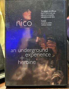 Nico - an underground experience + heroine (DVD) Rare 80's subculture - Foto 1 di 3