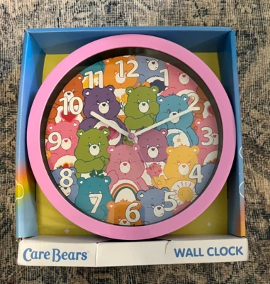 Reloj de Pared Redondo Analógico Care Bears 9.5" Foto 1 de 4