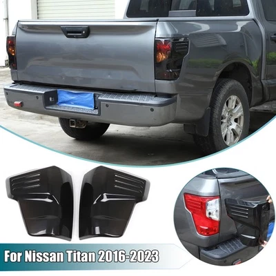 Cubierta trasera ABS gris transparente ahumada para Nissan Titan 2016-2023 EE. UU. Foto 1 de 4