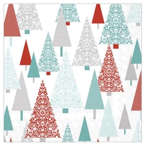 2 Confezioni Tovaglioli Cocktail Fancy Forest Tovaglioli di Carta 40 Conti 5” X 5” - Foto 1 di 2