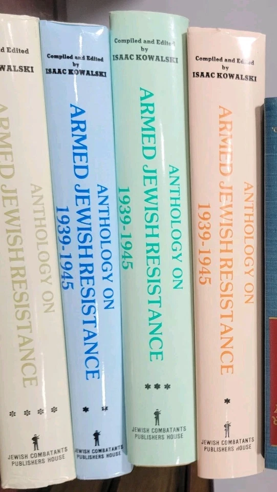 ANTHOLOGY ARMED JEWISH RESISTANCE 1939-1945 by Kowalski (1986, 4 volumes Vol 1 2 Foto 1 de 1