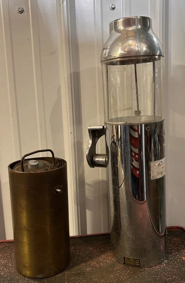 ANTIGUA MÁQUINA DE MONEDAS DE TRANVÍA TROLLEY AUTOBÚS CAJA DE TARIFAS DE NYC CHICAGO Y NY Foto 1 de 4