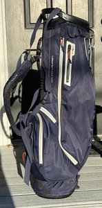 Polo Ralph Lauren RLX Golf Stand Bag 4-Way Navy Blue w/ Strap - Picture 1 of 7