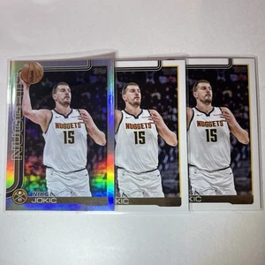 2025-26 Topps Basketball Nuggets Nikola Jokic Rainbow Foil #101 + (2) Base! - Picture 1 of 3