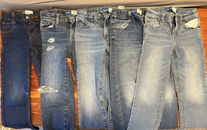 Old Navy 5t Boys Jean Lot Of 5 Blue Denim - Picture 1 of 1