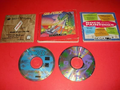 5 Sega CD & Saturn game lot! Sonic CD, Nights Into Dreams Sampler Sol Feace! 98 - Image 1 of 4