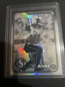 2024 Topps Chrome Update Series - Leo Rivas #USC76 Negative Refractor (RC) - Bild 1 von 3