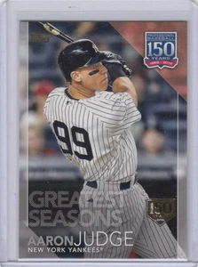 2019 Aaron Judge Topps 150th GREATEST SEASONS GOLD Parallel /150 - #24 Yankees - Picture 1 of 1