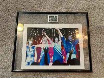 ABBA Sweden Stamp & Photo Rare Memorabilia 1983 - Image 1 of 3
