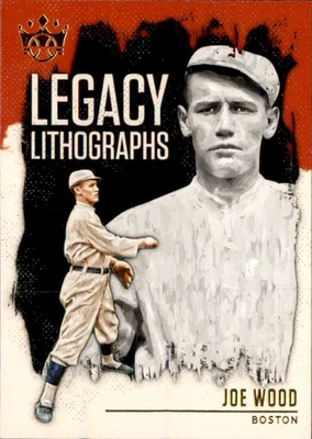 2021 Panini Diamond Kings - Legacy Lithographs Joe Wood #LL-16 - Image 1 of 2