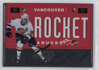 1996-97 Leaf Preferred Vanity Plates Pavel Bure #9 HOF - Image 1 of 2