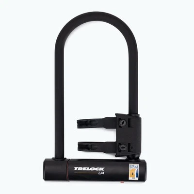 Trelock U4 230mm Lock Sold Secure Silver Bike Cycle Lock Black NEW - Image 1 of 4