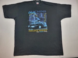 Camisa de Colección Dream Machine Cambio Nocturno Semi Trucket 18 Ruedas Para Hombres XXXL Eagle - Imagen 1 de 7