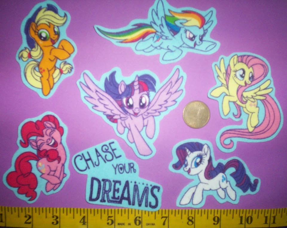 New! My Little Pony Iron-ons Fabric Appliques Iron-ons - Image 1 of 1