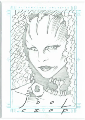 Farscape Season 3 Artist Sketch Sketchafex John Czop - Character Jool - Image 1 of 4