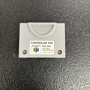 N64 Controller Pak NUS-004 OEM Official Nintendo 64 Memory Card - Picture 1 of 4