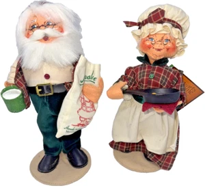 Annalee 75th Anniversary Mr And Mrs Santa Milk Cup Mehlsack Eier 2010 mit Etikett - Bild 1 von 15