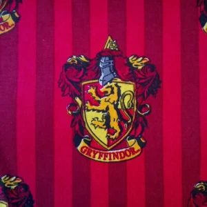 Telas de algodón HARRY POTTER Hogwarts, casa roja Gryffindor CORREO GRATUITO EN EL REINO UNIDO - Imagen 1 de 12