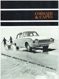 FORD CORSAIR SALOON & CONSUL CAPRI 335 COUPE ORIG 1963 FACTORY UK SALES BROCHURE - Picture 1 of 1