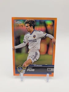 2023 Topps MLS Riqui Puig #98 Orange Parallel /25 - Los Angeles Galaxy  - Picture 1 of 2