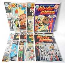 Wonder Woman Vol 1 Comic Lot #213 to #223 (10 Books) DC 1974-1976 Bronze Bondage