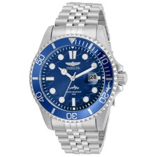 Invicta Men's Watch Pro Diver Blue Dial Quartz Stainless Steel Bracelet 30610