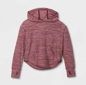 Girls' Soft Gym Hoodie - All in Motion Maroon L, Red - Picture 1 of 1