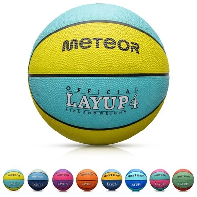 Basketball Größe #4 Kinder Frauen Jugend INDOOR OUTDOOR Spielball LAYUP meteor - Bild 1 von 4