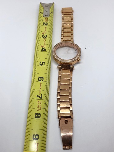 Michael Kors Ricambi Orologio Cassa Acciaio Inox Link Chiusura Cinturino 18mm L351