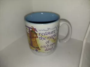 Vtg American Greetings "Treasure The Magic Of Each New Day" Stoneware Cup/Mug - Picture 1 of 8