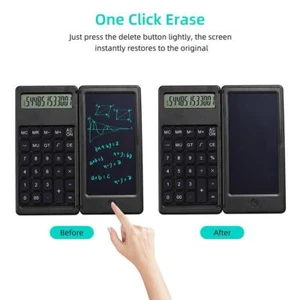 Calculator with 6inch LCD Screen Writing Tablet for Home School Desktop - Picture 1 of 7