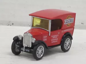 Austin 7 Van Kastenwagen "Castrol" in rot ohne Box Matchbox Yesteryear YY65 1:43 - Bild 1 von 4