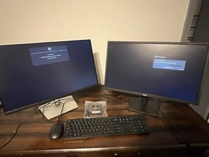 2 Dell Flat Panel P2422H & E2422H, 1920 X 1080 Resolution Monitors - Picture 1 of 9