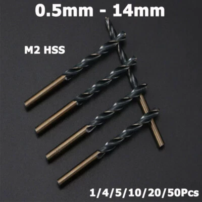 0.5mm - 14mm Spiralbohrer HSS Bohrer Cobaltbohrer Edelstahlbohrer Metallbohrer - Bild 1 von 4