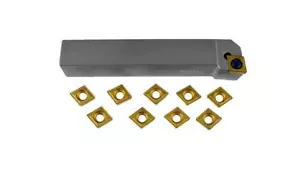 5/8"SQx3,9"OAL Linksdrehwerkzeug SCLCR 1010 H3 mit 10 ccmt 321 M3 Wendeplatten G200 - Bild 1 von 1